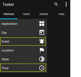 Lokomotiv blok bassin 自動実行アプリ「Tasker」の使い方】５．Profileを作成するあめのヒント（２）「ある出来事」イベントコンテキストにどのようなものがあるのか－「 Event Context」「Time Context」詳細 | スマホ/タブレット使いこなし術
